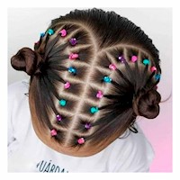 Seleccion de Ligas para el Cabello 25mm Set 10 Multicolor
